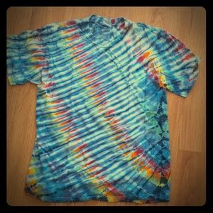 Tie Dye Men's M Tee shirt funky unique pattern